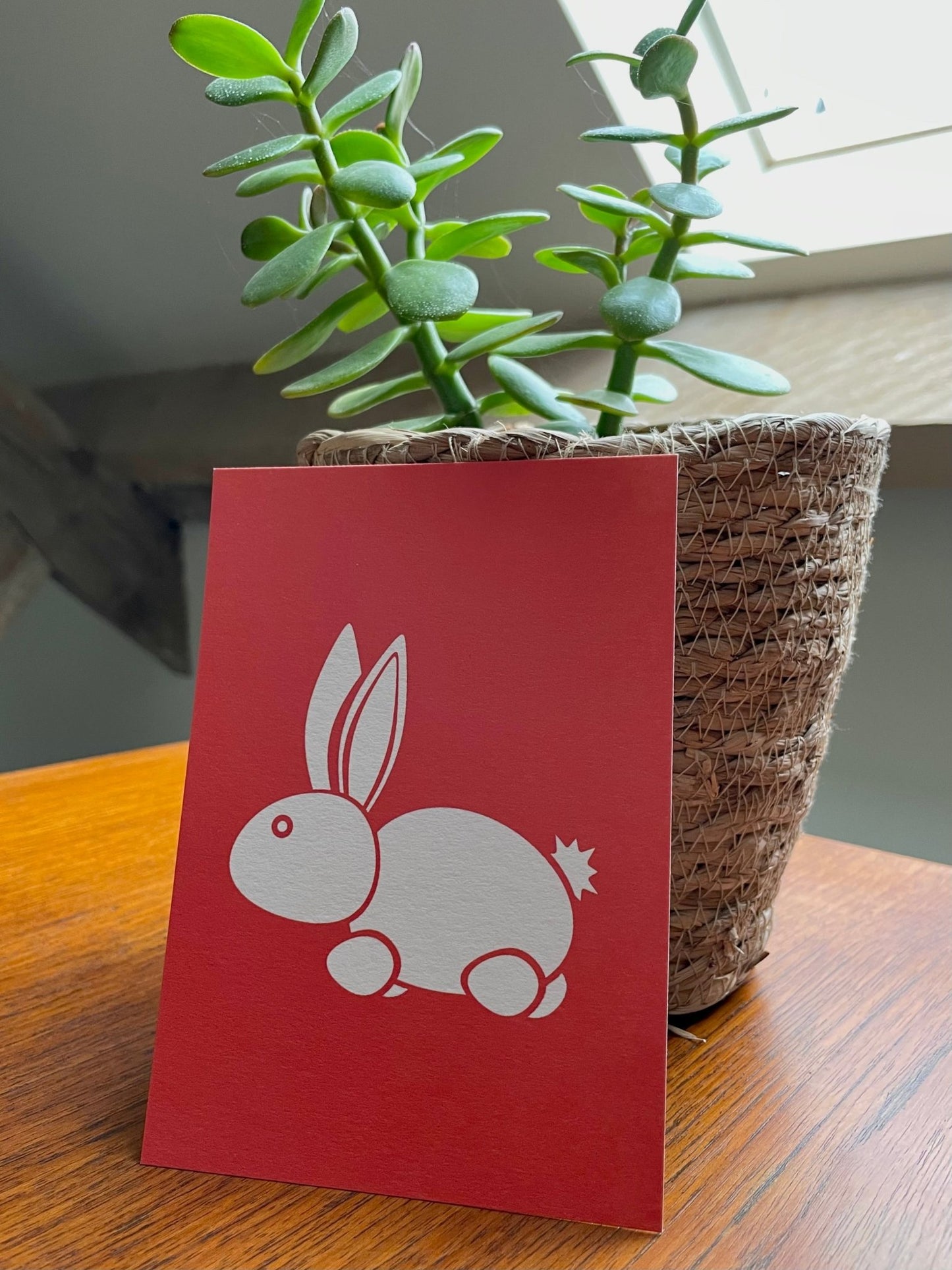 Kevin The Rabbit Postcard